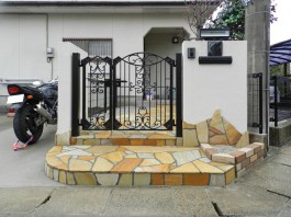 福岡県筑紫野市の外構リフォーム工事。住まい・住宅の外回りのリフォームです。