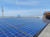 福岡県春日市のマンション屋上にノーリツの太陽光発電を設置しました。太陽光施工例。